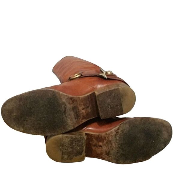 Coach VTG Natalie Brown leather harness tall Riding boots Women's 6B - Picture 8 of 15